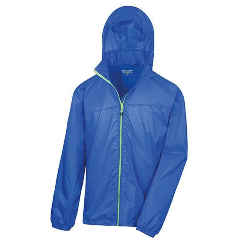 Image of Result Result Men Lightweight Packaway Jacket in Mid Blue Size: X-Small Mid Blue XS Male 5063652554043