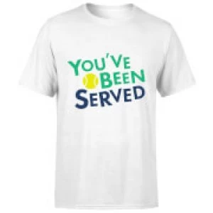 Image of You've Been Served T-Shirt - White - 5XL