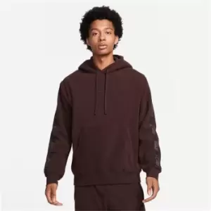 Image of Nike Raptor Polo Hoodie Mens - Brown