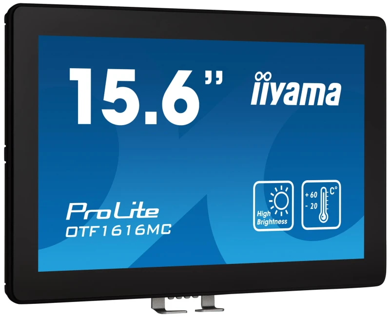 Image of iiyama iiyama OTF1616MC-B1 computer monitor 39.6cm (15.6") 1920 x 1080 pixels Full HD LCD Touch Screen Black OTF1616MC-B1