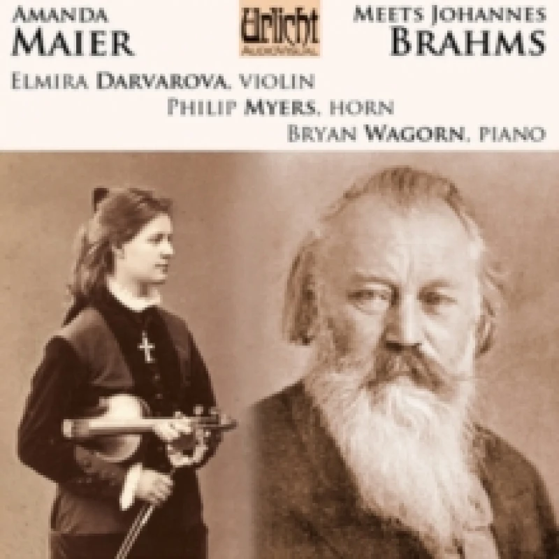 Image of Amanda Maier Meets Johannes Brahms CD / Album