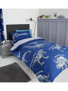 Image of Catherine Lansfield Catherine Lansfield Dinobot Duvet Set - Junior