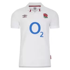 Image of Umbro England Rugby Home Classic Shirt 2023 2024 Adults - White