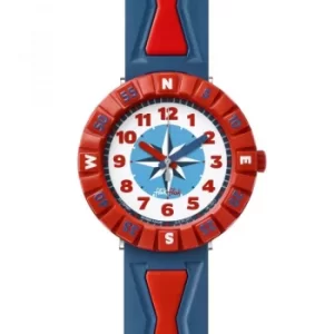 Image of Childrens Flik Flak Get It In Bred Watch