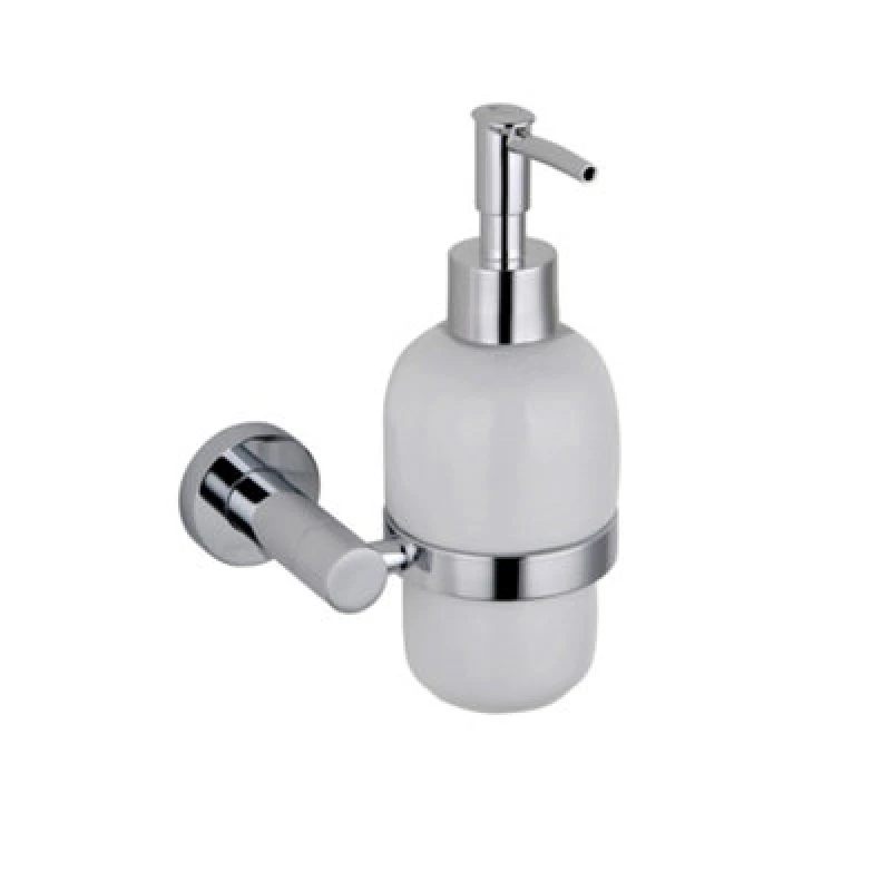 Image of Nes Home Round Toilet Roll Holder Silver