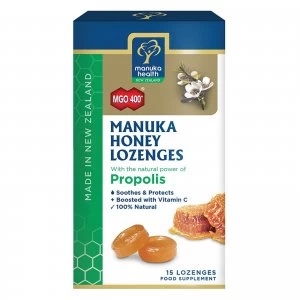 Image of MGO 400+ Manuka Honey Lozenges with Propolis - 15 Lozenges