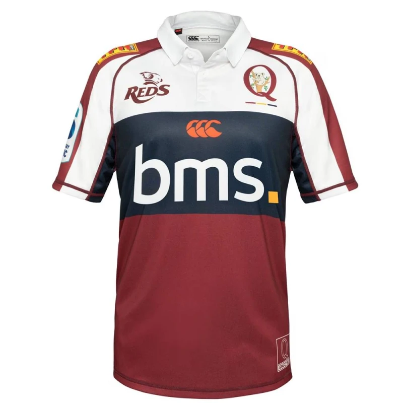 Image of Canterbury Mens Queensland Reds Jersey in Maroon Size: Small Maroon Male S