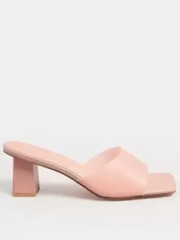 Image of Long Tall Sally Perspex Heel - Nude, Nude, Size 13, Women