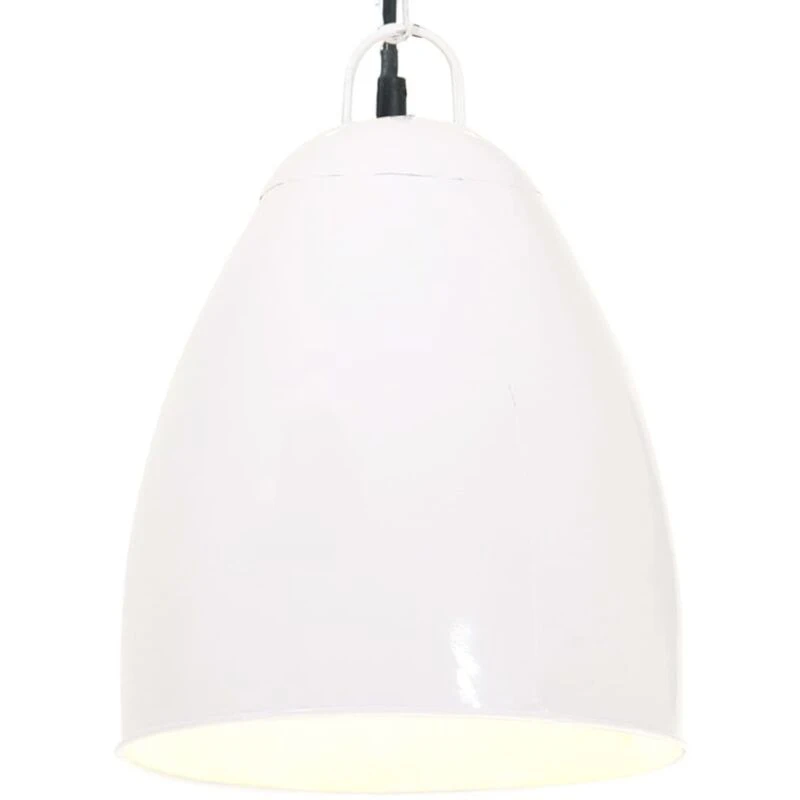 Image of VIDAXL Vidaxl - Industrial Hanging Lamp 25 w White Round 32cm E27 8720286024461