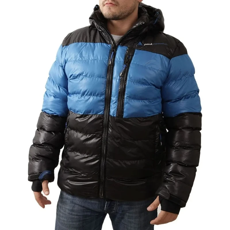 Image of Peak Mountain Ski jacket Peak Mountain Captin Noir Male L CAPTIN/YL/B/NOIR - BLEU STRONG
