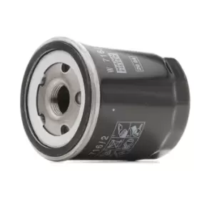 Image of MANN-FILTER Oil filter FIAT,ALFA ROMEO,JEEP W 716/2 55242758,6000633313 Engine oil filter