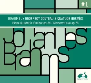 Image of Brahms Piano Quintet in F Minor Op 34/Klavierstucke Op 76 by Johannes Brahms CD Album
