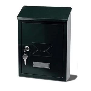 Image of G2 Avon Postbox Steel 2 Keys Fixing Kit Black Avon Black