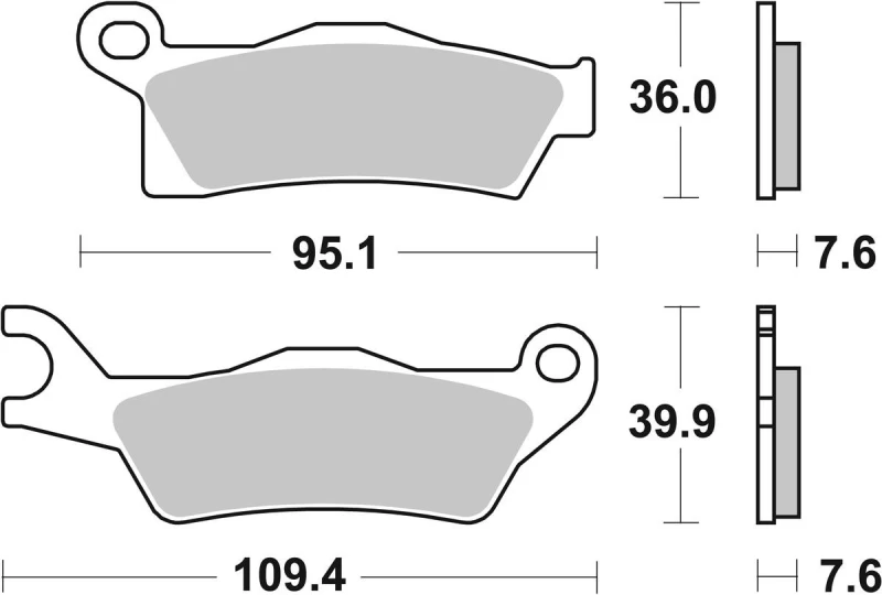 Image of sbs 910SI Brake pad set Brake Pad Set,disc brake (402)
