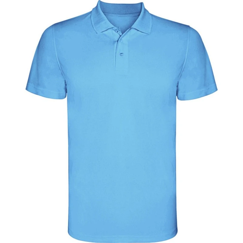 Image of ROLY Monzha Polo Shirt in Turquoise Size: 4 Years Turquoise Unisex 4 Years