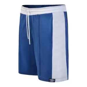 Image of Umbro Contrast Fleece Shorts Mens - Blue