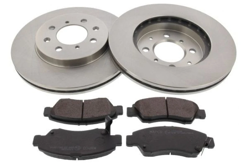Image of MAPCO 47522 Brake disc and pads set Front Axle, Brake Disc Type: Vented Brake Set,disc brakes (3405)