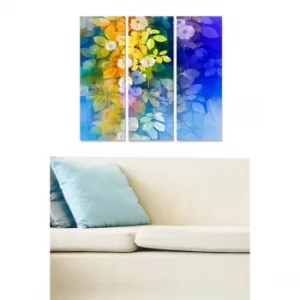 Image of MDF80677590 Multicolor Decorative MDF Painting (3 Pieces)