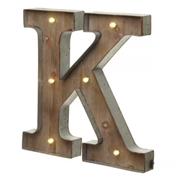 Image of K With LED Letter By Heaven Sends