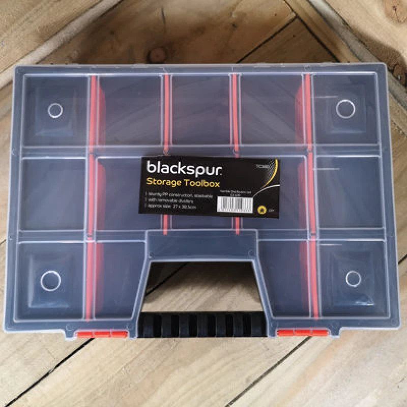 Image of Samuel Alexander Blackspur 15 Compartments 27Cm X 38Cm Storage Box Tub For Crafts / Screws Etc