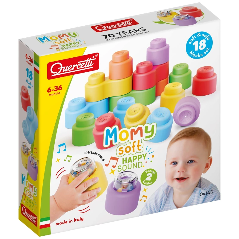 Image of Quercetti Momy Soft And Happy Sounds - 32 Pieces, Multi 4145