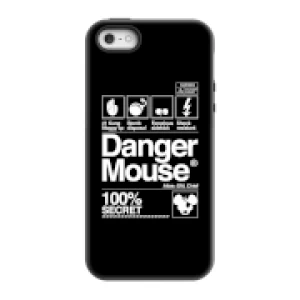 Image of Danger Mouse 100% Secret Phone Case for iPhone and Android - iPhone 5/5s - Tough Case - Matte