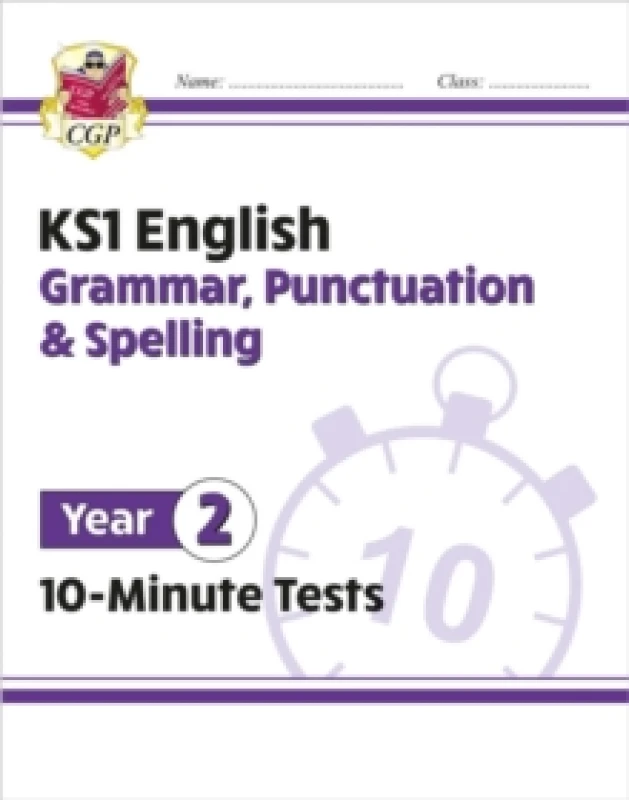 Image of KS1 Year 2 English 10-Minute Tests: Grammar, Punctuation & Spelling Paperback / softback