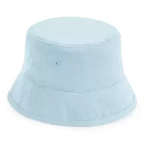 Image of Beechfield Childrens/Kids Organic Cotton Bucket Hat (M-L) (Powder Blue)
