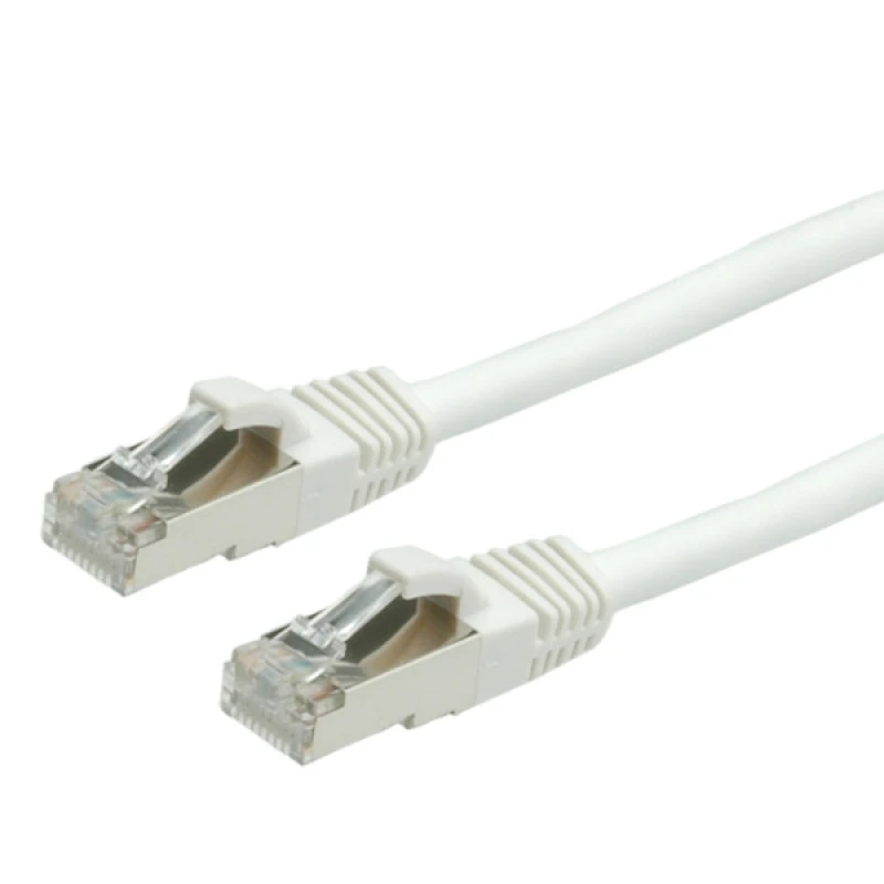 Image of VALUE S/FTP Patch Cord Cat.6. halogen-free. white. 1m
