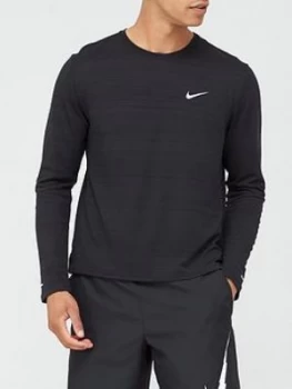 Image of Nike Miler Long Sleeve Running Top