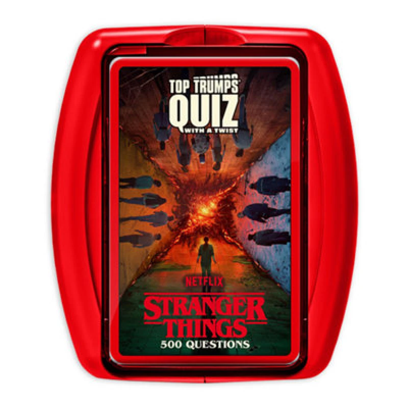 Image of Winning Moves Stranger Things Top Trumps Tin - Brand New And Sealed