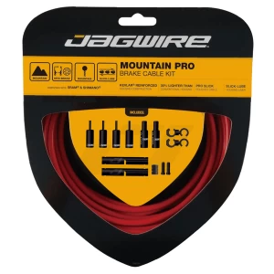 Image of Jagwire Mountain Pro Brake Cable Kit Red