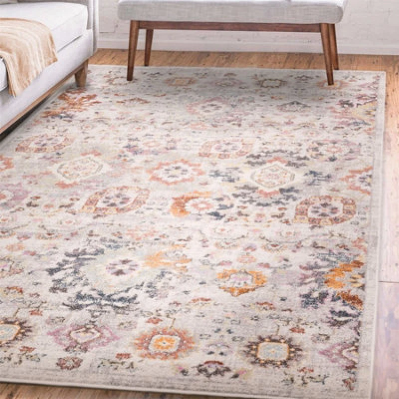 Image of EDITE Traditional Persian Style Abstract Rug Multi-Coloured 120X170CM;160X230CM;200X290CM
