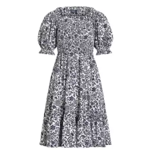 Image of Polo Ralph Lauren Elery Floral Dress - Blue