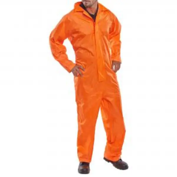 Image of Beeswift Nylon B-Dri Coverall Orange 3XL NBDCORXXXL BESWNBDCORXXXL