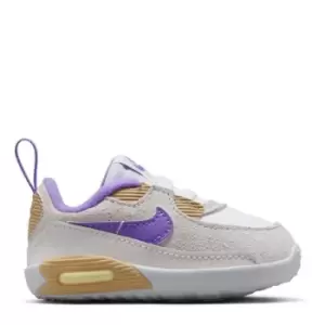 Image of Nike Max 90 Crib Baby Bootie - White