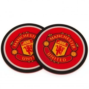 Image of Manchester United FC 2 Pack Coaster Set
