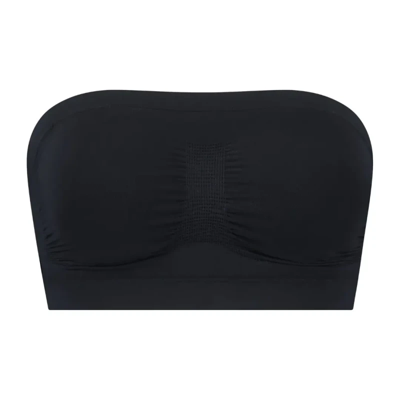 Image of Bye Bra Womens tubular bustier Bye Bra Soft Touch Seamless Noir Female M