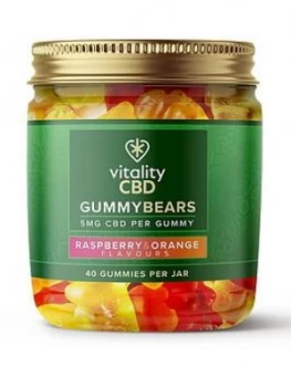 Image of Vitality CBD Vitality CBD Gummy Bears Mixed Fruit Flavour 5mg, Multi, Women