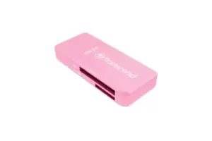 Image of Transcend RDF5 Card Reader Pink