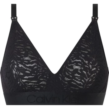 Image of Calvin Klein Intrinsic Triangle Bralette - Black Lace UB1