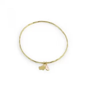 Image of Ladies Radley Gold Plated Sterling Silver In A Flutter Bracelet
