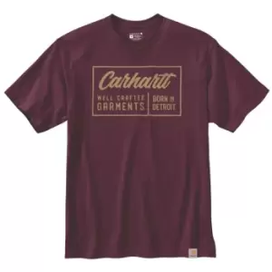 Image of Carhartt Mens Crafted Graphic Short Sleeve T Shirt M - Chest 38-40' (97-102cm)