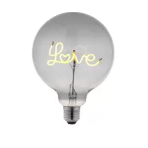 Image of Love Wording LED Filament Lamp