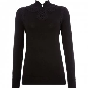 Image of Biba Batternburg knit jumper - Black