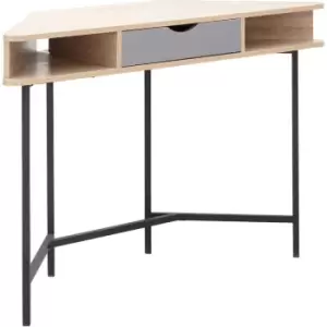 Image of Telford Corner Desk Light Oak - GFW