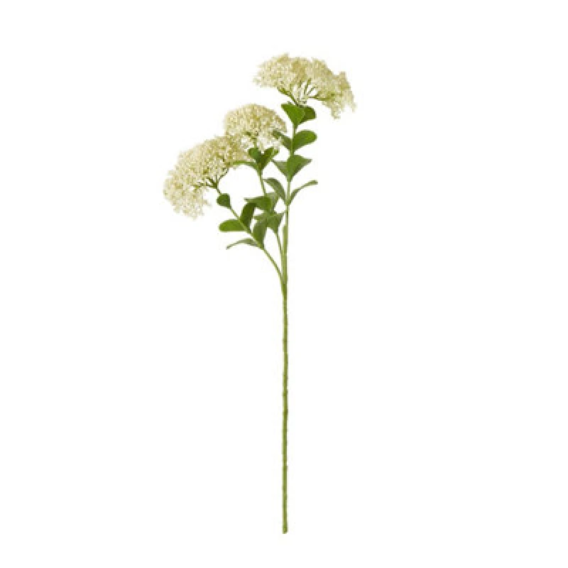 Image of Hill Interiors Sedum Spray Artificial Flower Cream (One Size)