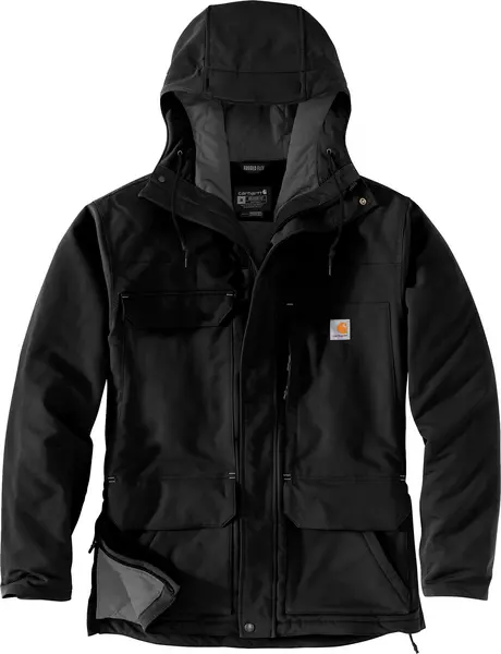 Image of Carhartt Super Dux Bonded Chore Jacket, black, Size M