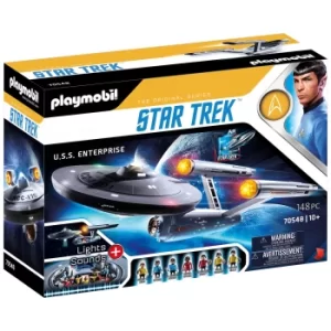Image of Playmobil Star Trek U.S.S Enterprise Limited Edition Collectible Toy (70548)