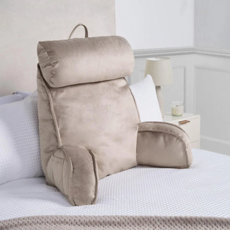 Image of OHS OHS Cuddle Cushion Back Lumbar Support Head Rest Bed Reading Pillow Arms in Natural Natural One Size Unisex 5027434224562